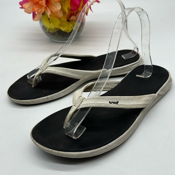 Reef White Flip Flop Size 8 FFT7268E - Picture 1 of 6